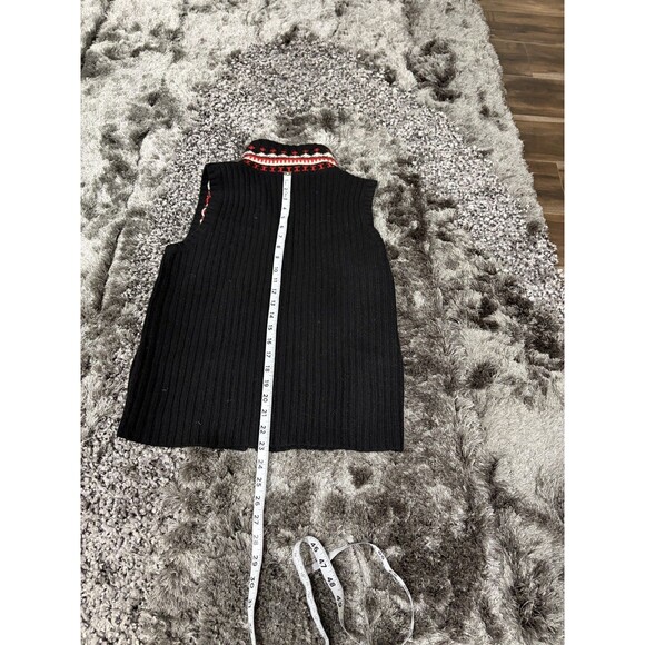 Lauren Ralph Lauren Active Lambs Wool Full Zip Sweater Vest M Nordic Fair Isle - Picture 5 of 5